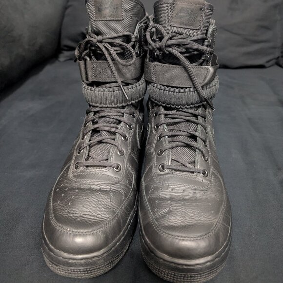 Nike SF Air Force 1 High - Size 11 - Triple Black - Picture 2 of 4